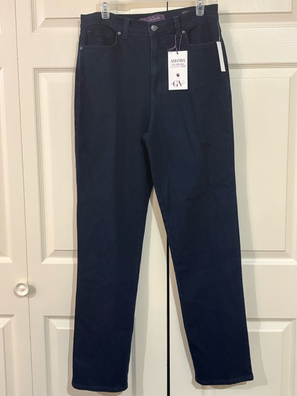 Gloria Vanderbilt ‘Amanda’ Slimming Jeans NWT 12 Long